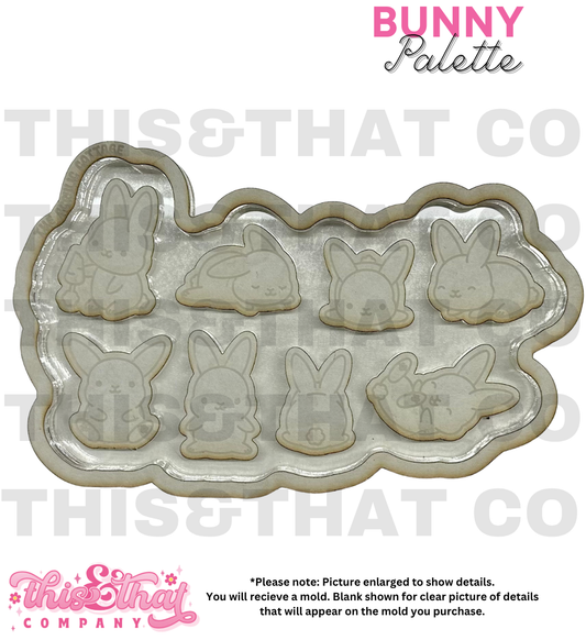 Silicone Mold For Resin | Bunny Palette