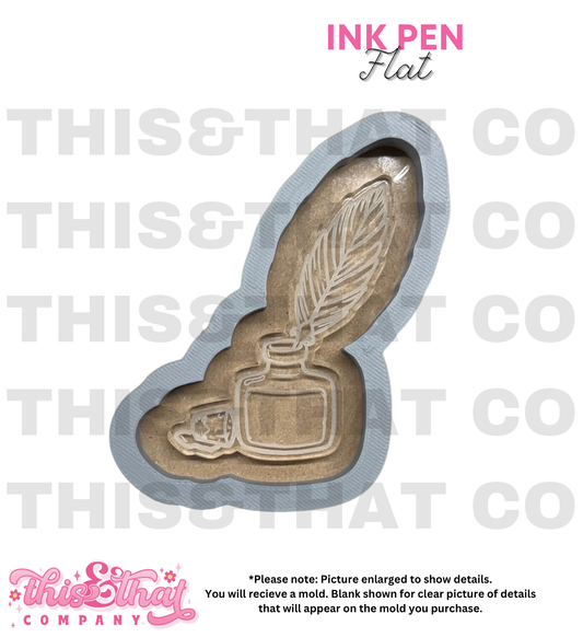 Silicone Mold For Resin | Inkpen Flat