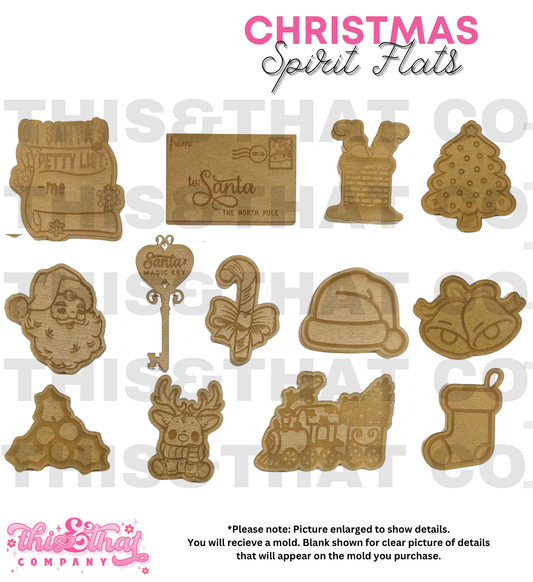 Silicone Mold For Resin | Christmas Spirit