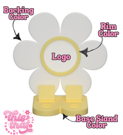 3D Print | Payment Station | FULLY CUSTOMIZABLE | Floral Daisy