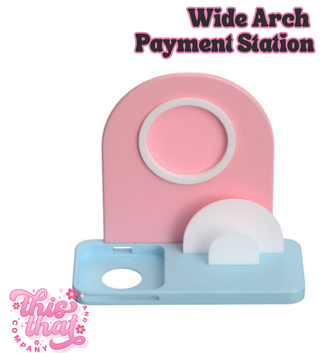 3D Print | Payment Station | FULLY CUSTOMIZABLE | Wide Arch
