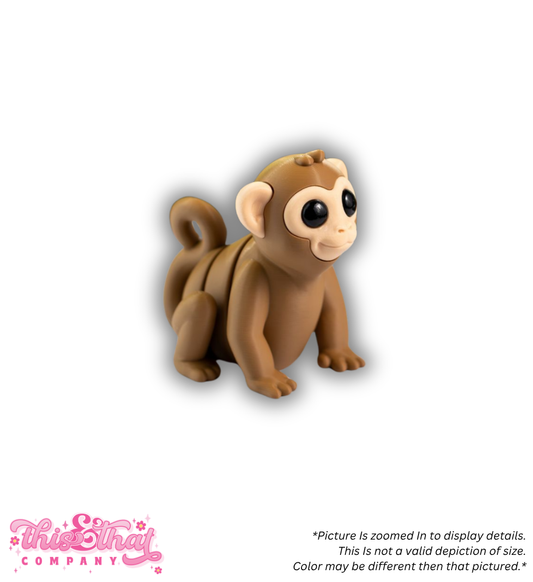 3D Print | Articulated Monkey Fidget Toy | Pocket Pal | Bundle Options