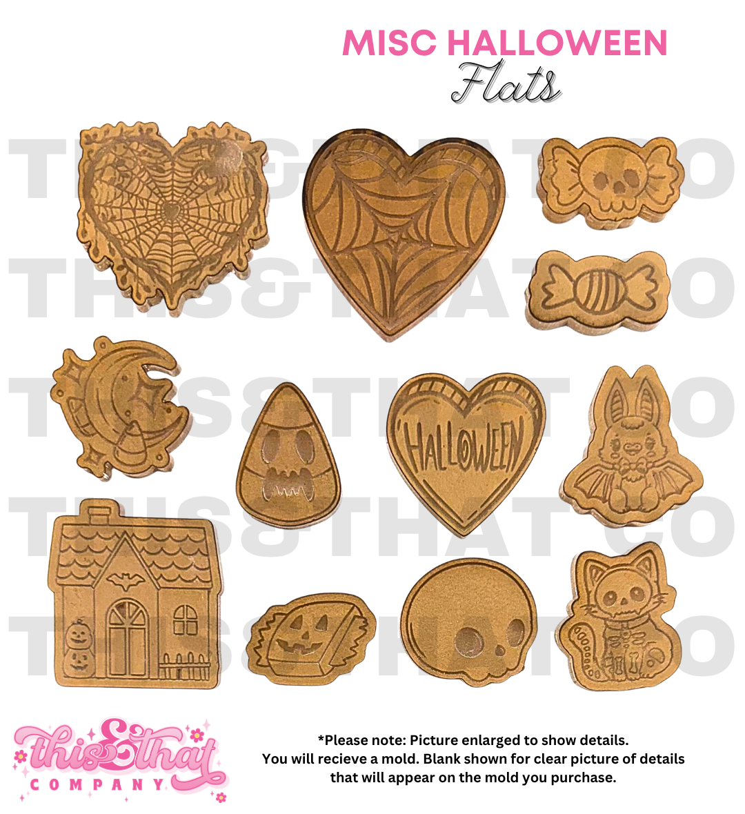 Silicone Mold for Resin | MISC Halloween Flats