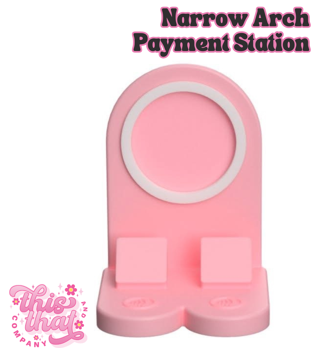 3D Print | Payment Station | FULLY CUSTOMIZABLE | Narrow Arch
