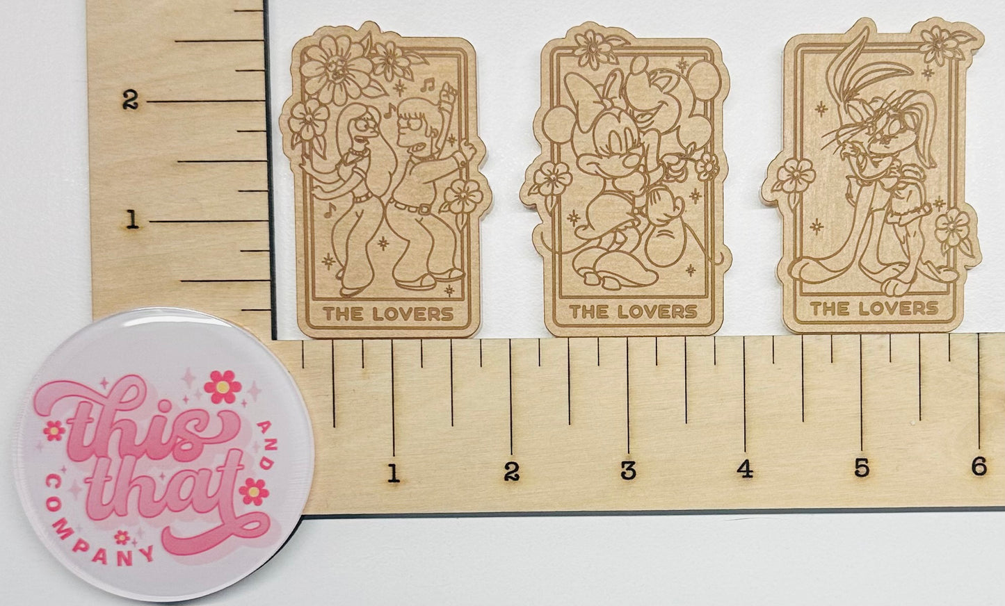 Silicone Mold For Resin | The Lover Tarot Card Flats