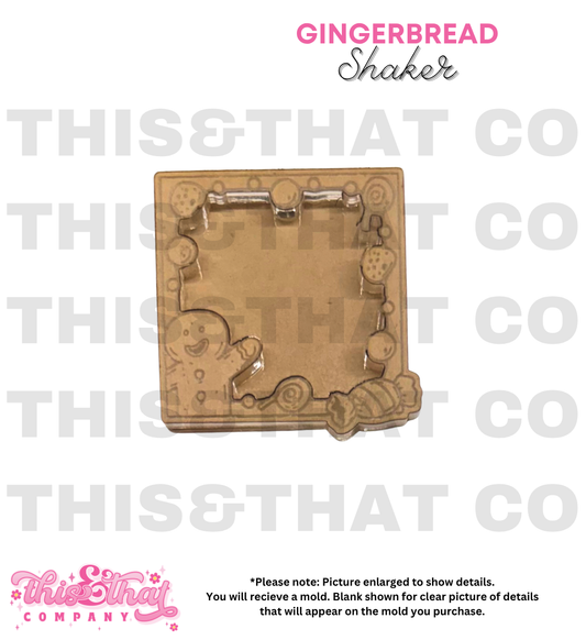 Silicone Mold for Resin | Gingerbread Shaker
