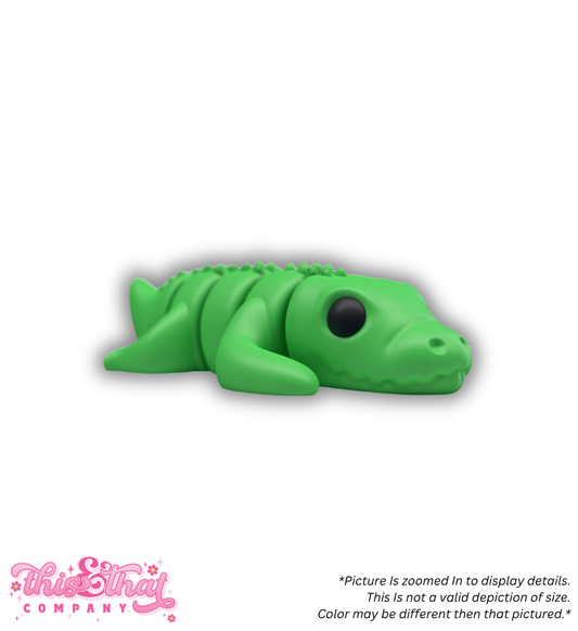 3D Print | Articulated Alligator Fidget Toy | Pocket Pal | Bundle Options