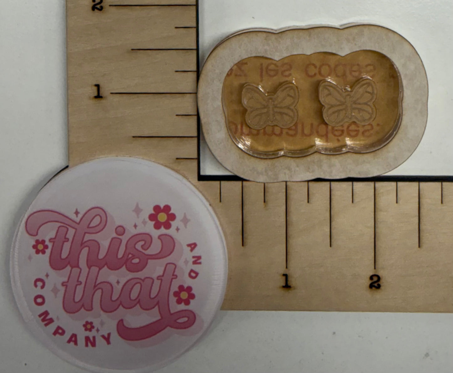 Silicone Mold for Resin | Butterfly Studs/ Bits