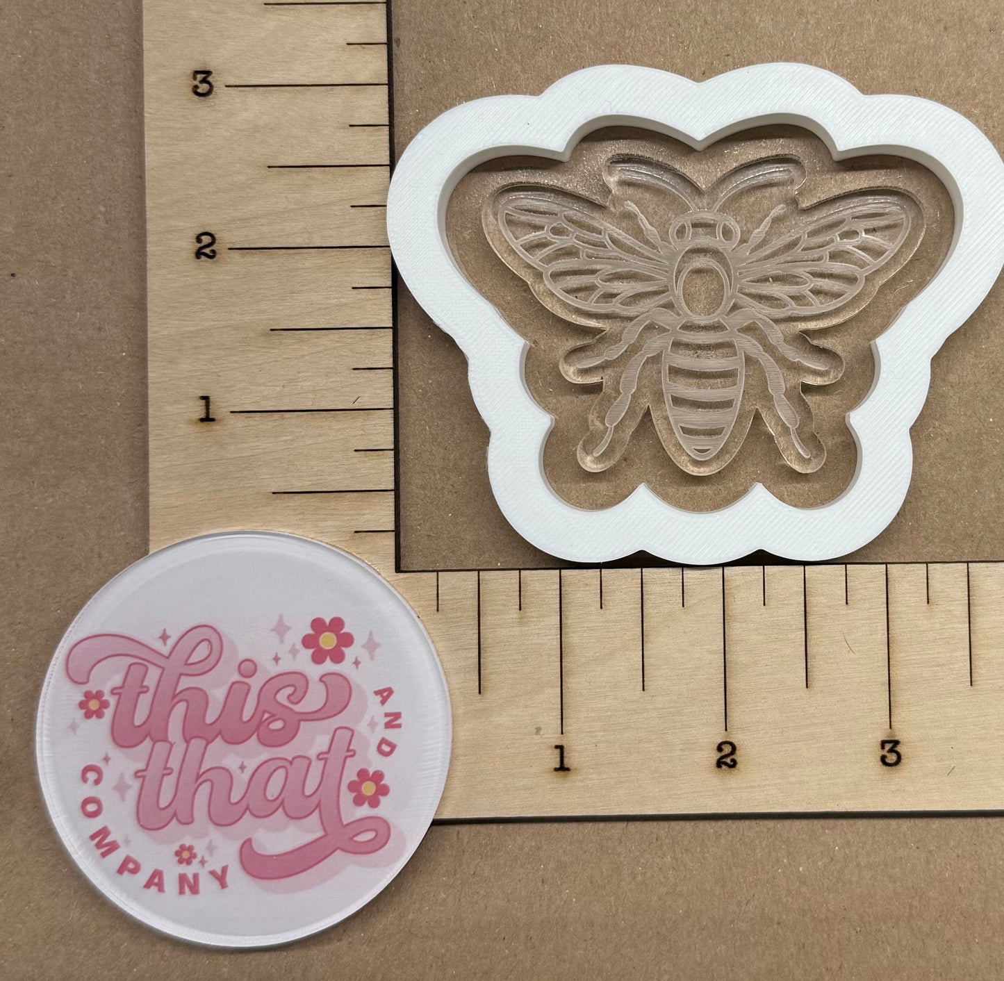 Silicone Mold For Resin | Bumble Bee Flat