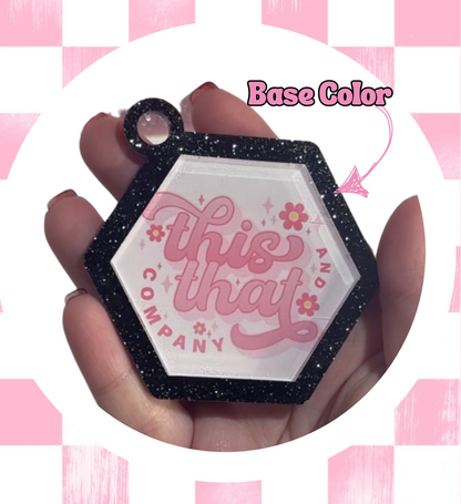 Laser Cut | Acrylic Keychains | Logo Smart Tap NFC Keychain