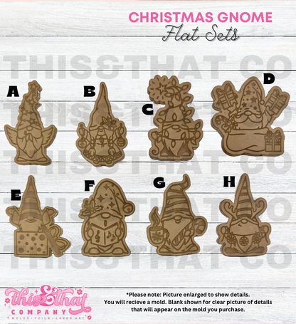 Silicone Mold For Resin |  Christmas Gnomes