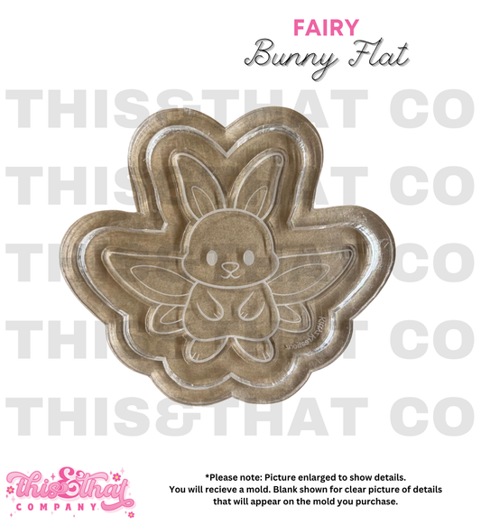 Silicone Mold for Resin | Bunny Fairy Flat