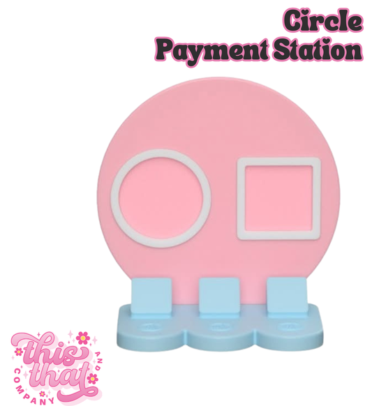3D Print | Payment Station | FULLY CUSTOMIZABLE | Circle