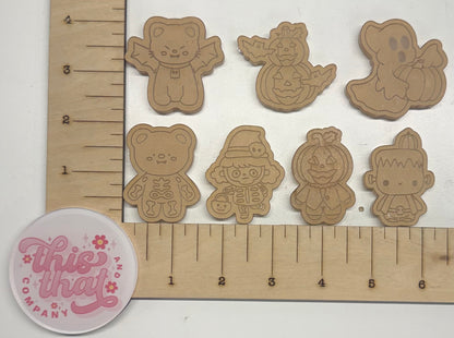 Silicone Mold for Resin | Cute Halloween Flats