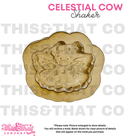 Silicone Mold For Resin | Celestial Cow Shaker
