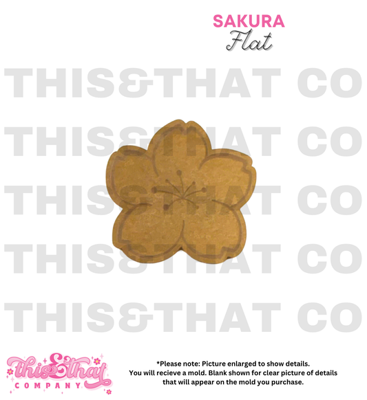 Silicone Mold for Resin | Sakura Flat