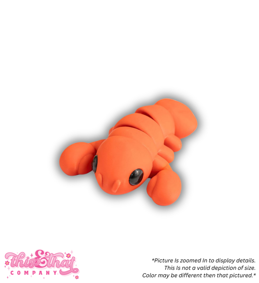 3D Print | Articulated Lobster Fidget Toy | Pocket Pal | Bundle Options