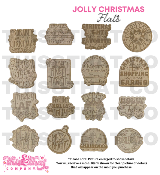 Silicone Mold for Resin | Jolly Christmas