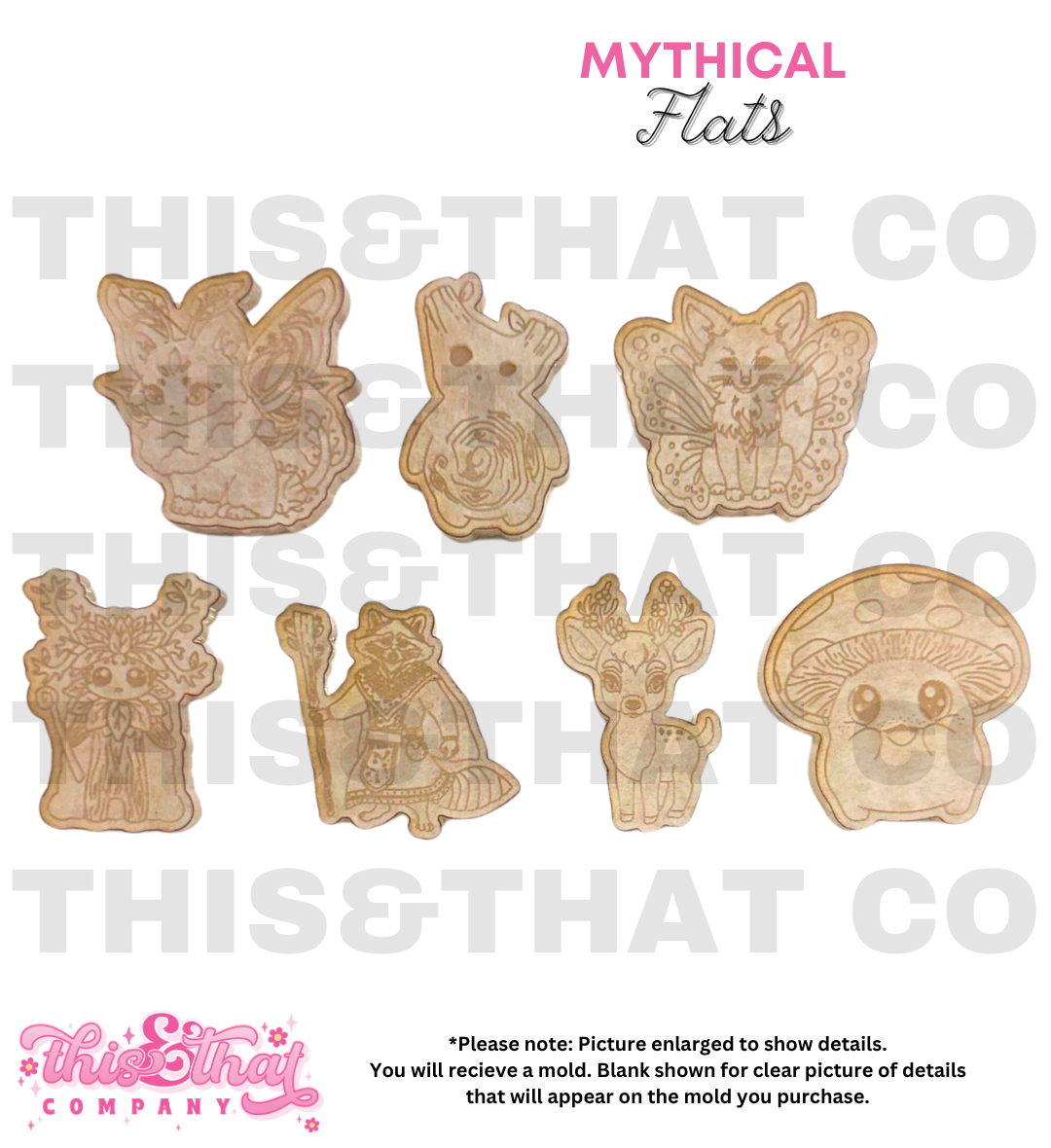 Silicone Mold for Resin | Mythical Flats