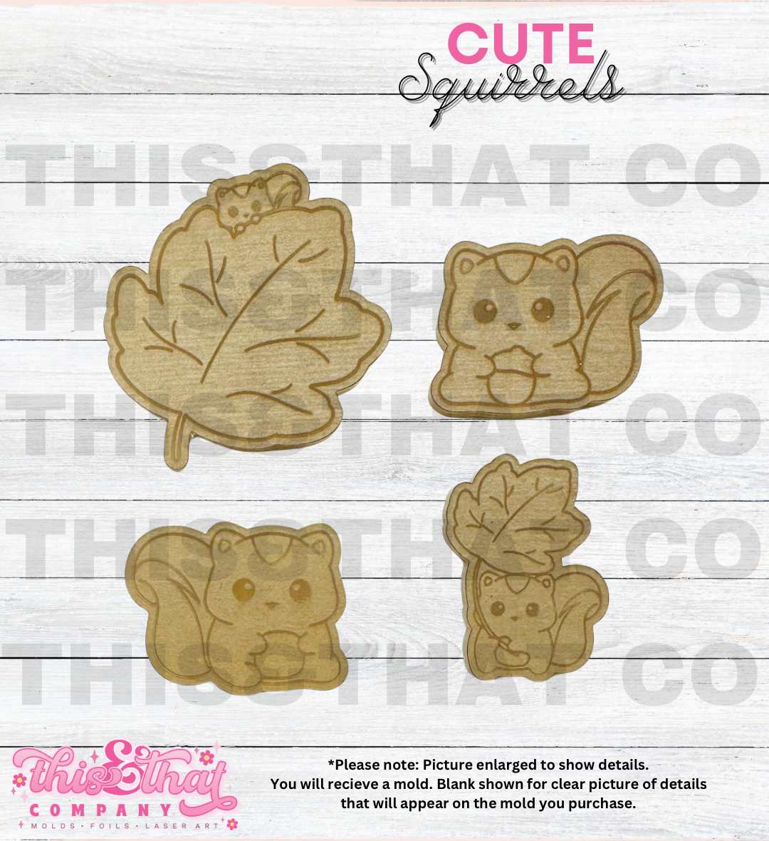 Silicone Mold For Resin | Squirrels