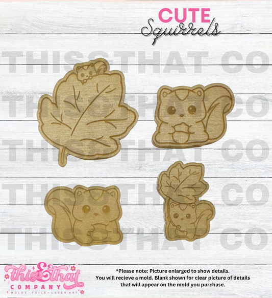 Silicone Mold For Resin | Squirrels