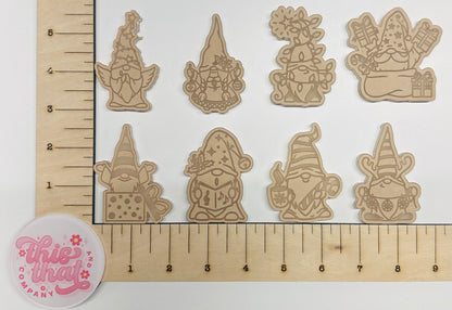 Silicone Mold For Resin |  Christmas Gnomes