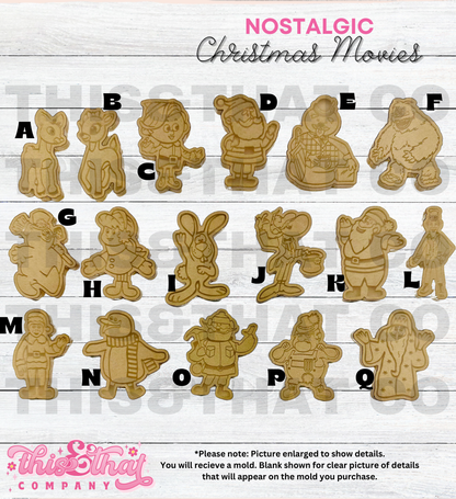 Silicone Mold For Resin |  Nostalgic Christmas Movies