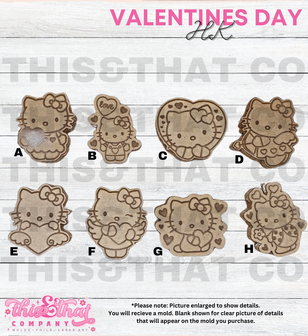 Silicone Mold For Resin | Kawaii Love Kitties