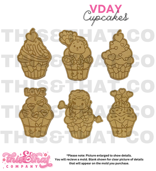 Silicone Mold For Resin | Valentines Day Cupcakes | SHOP EXCLUSIVE