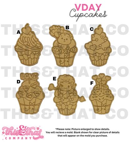 Silicone Mold For Resin | Valentines Day Cupcakes | SHOP EXCLUSIVE
