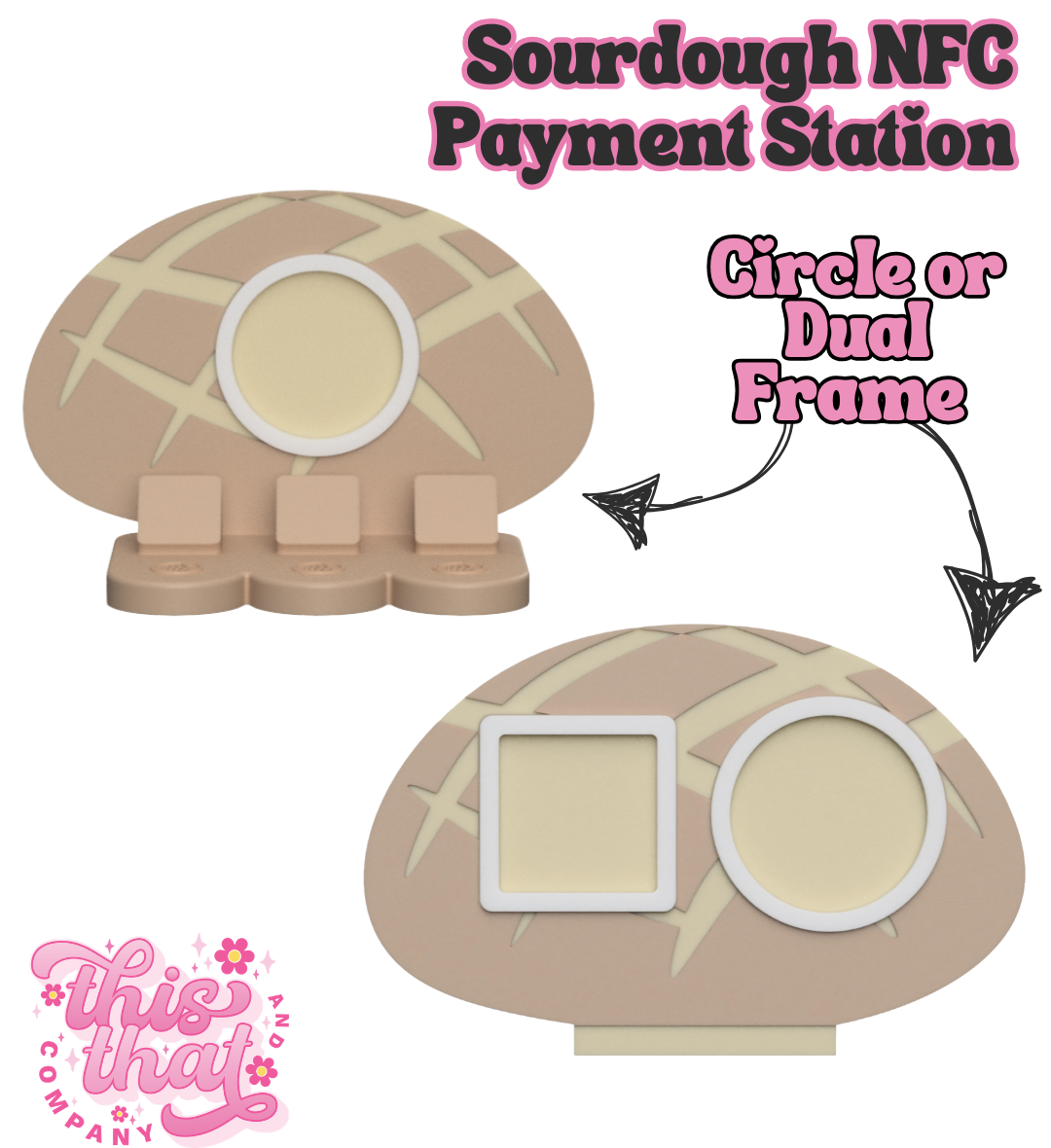 3D Print | Payment Station | FULLY CUSTOMIZABLE | Sourdough