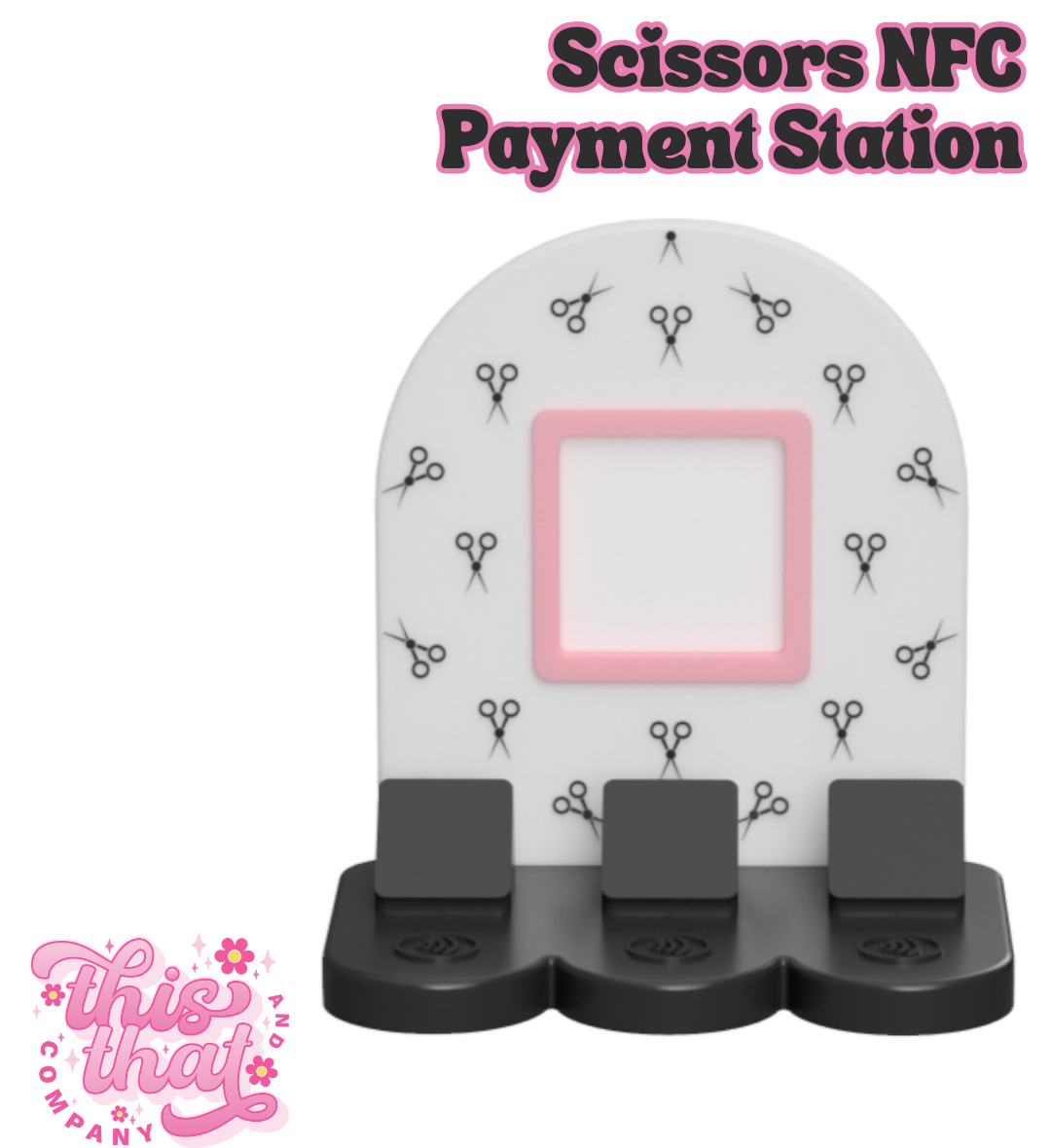 3D Print | Payment Station | FULLY CUSTOMIZABLE | Scissors