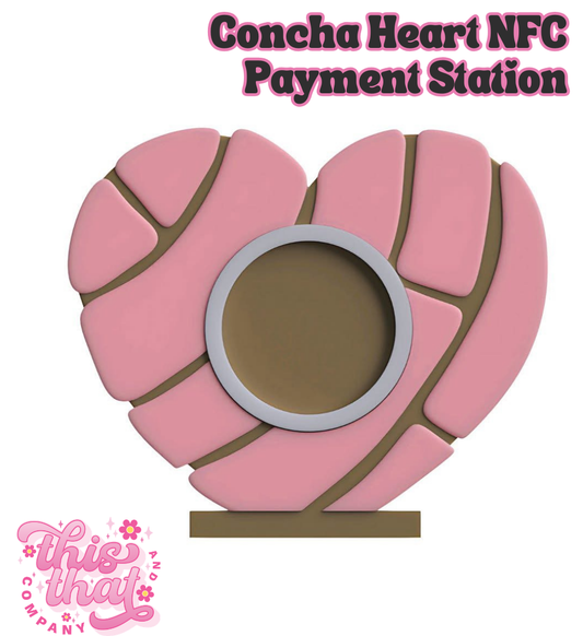 3D Print | Payment Station | FULLY CUSTOMIZABLE | Concha Heart