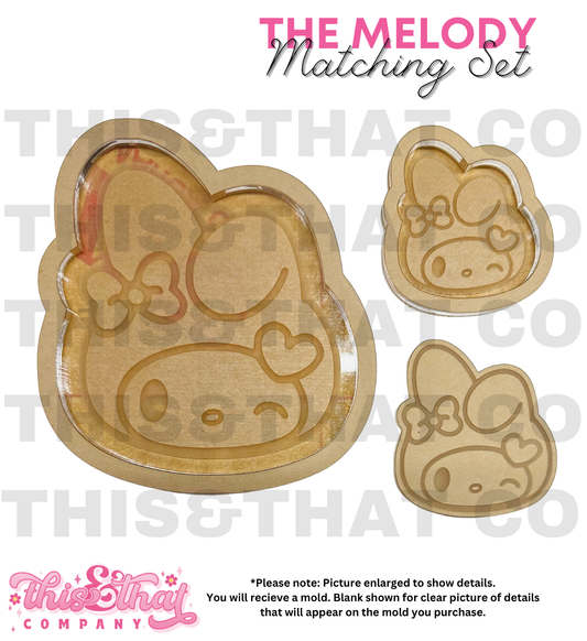 Silicone Mold For Resin | Kawaii Bunny Tray, Shaker, Flat Set