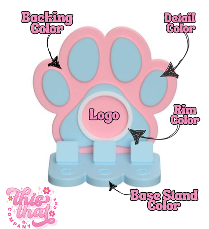 3D Print | Payment Station | FULLY CUSTOMIZABLE | Paw Print