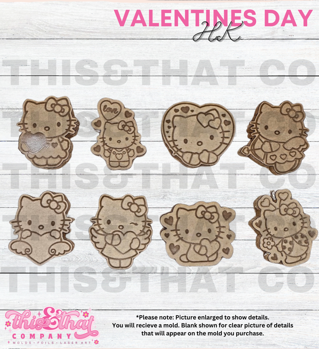 Silicone Mold For Resin | Kawaii Love Kitties