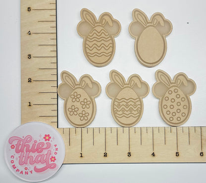 Silicone Mold For Resin | Mouse Ear Easter Eggs