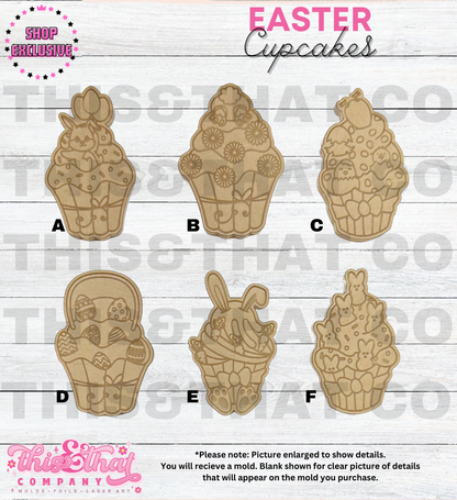 Silicone Mold | Bunny Cupcakes | SHOP EXCLUSIVE