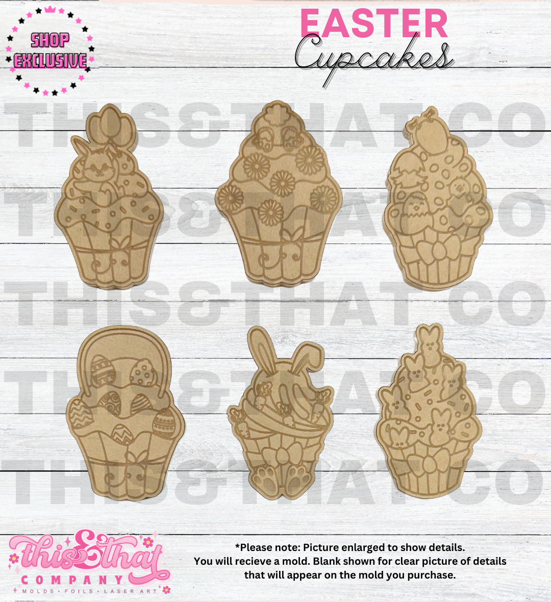 Silicone Mold | Bunny Cupcakes | SHOP EXCLUSIVE