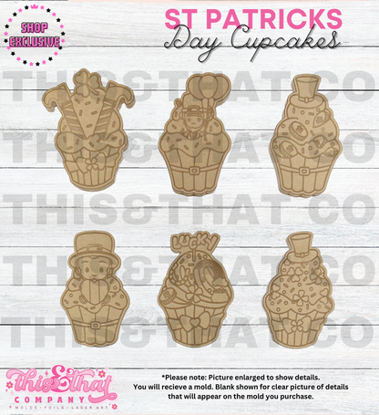 Silicone Mold | St Pattys Day Cupcakes | SHOP EXCLUSIVE
