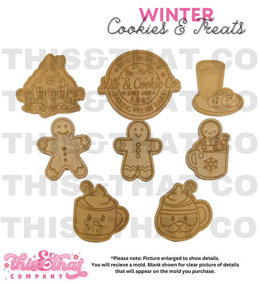 Silicone Mold For Resin | Christmas Cookies & Treats