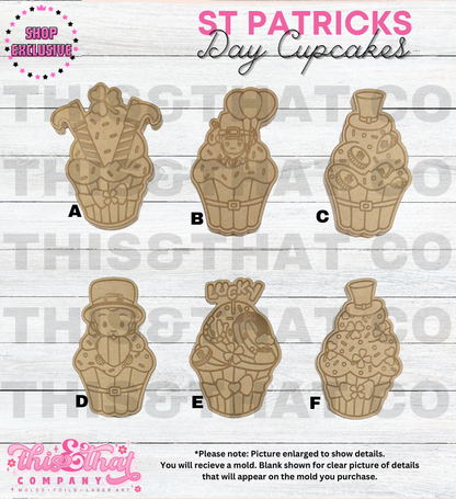 Silicone Mold | St Pattys Day Cupcakes | SHOP EXCLUSIVE