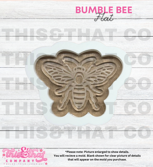 Silicone Mold For Resin | Bumble Bee Flat