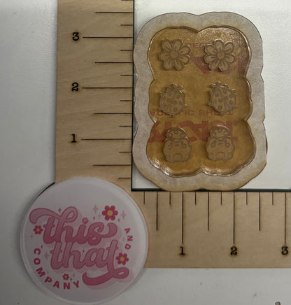 Silicone Mold for Resin | Spring Studs/ Bits