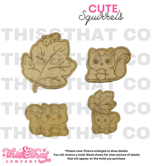 Silicone Mold For Resin | Squirrels