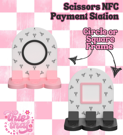 3D Print | Payment Station | FULLY CUSTOMIZABLE | Scissors