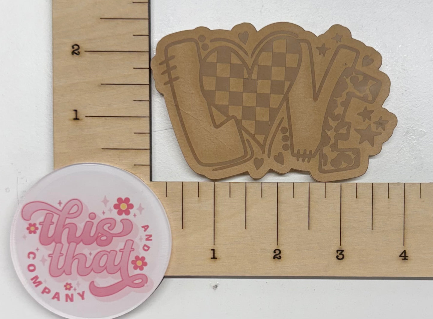 Silicone Mold for Resin | Bubble 'LOVE' Flat