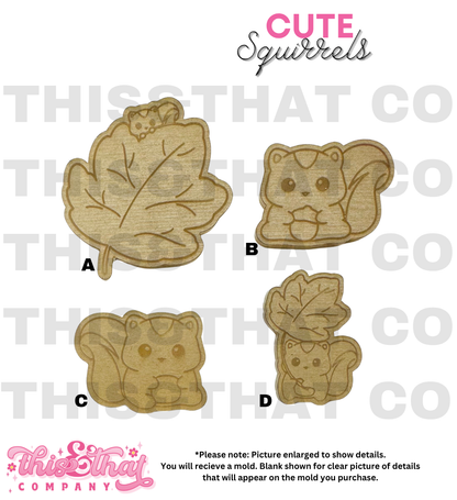 Silicone Mold For Resin | Squirrels