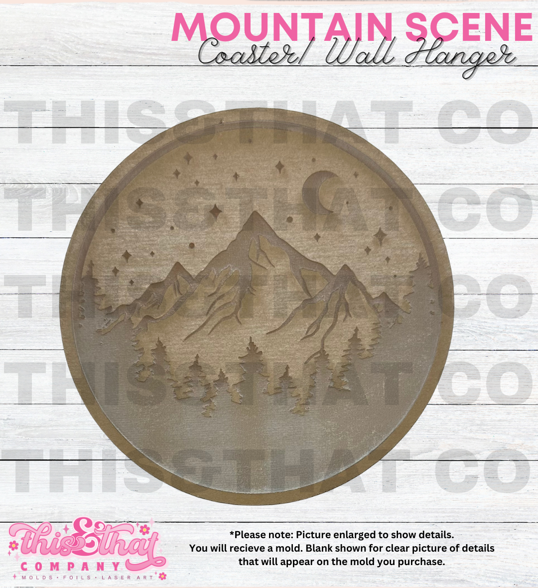 Silicone Mold | Mountain Scene
