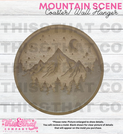 Silicone Mold | Mountain Scene